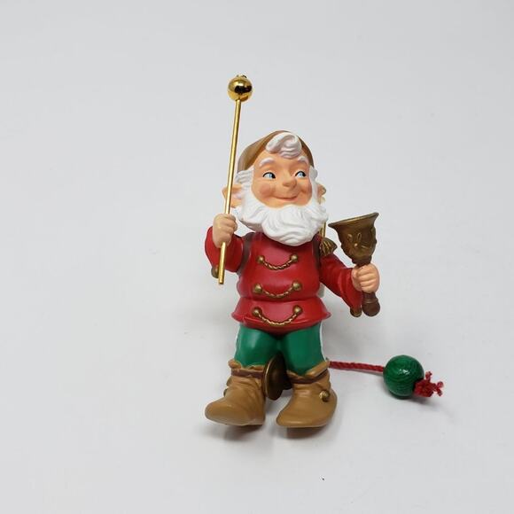 1993 Hallmark One-Elf Marching Band Handcrafted Brass Keepsake Holiday Ornament - Picture 5 of 13